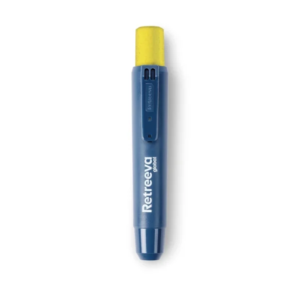 DESTACADOR DETECTABLE RETRACTABLE TINTA AMARILLA